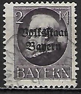 Altdeutschland Bayern gestempelt Michel-Nummer 129IIA