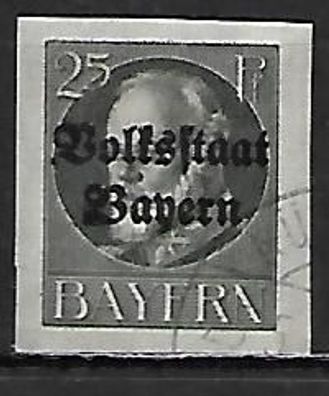 Altdeutschland Bayern gestempelt Michel-Nummer 122IIB