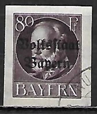 Altdeutschland Bayern gestempelt Michel-Nummer 127IIB