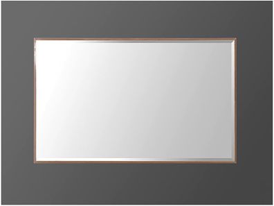 Spiegel, Wandspiegel Farbe: Nussbaum-Royal-Nb. Maße: 90 x 55 x 4 cm
