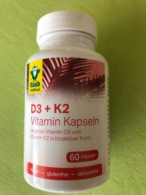 Vitaminkapseln D3 + K2