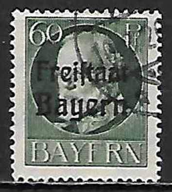 Altdeutschland Bayern gestempelt Michel-Nummer 162A