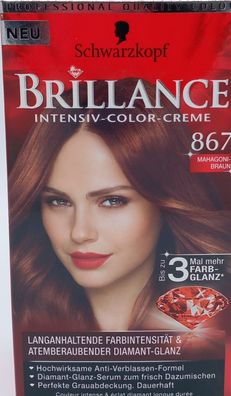 Brillance Intensiv-Color-Creme nr 867 Mahagoni Braun