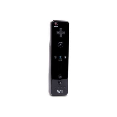 Original Nintendo Wii Remote / Fernbedienung / Controller in Schwarz mit Schutzhülle