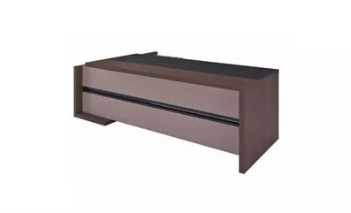 Luxus Schreibtisch Holz Tische Büro Tisch Braun Einrichtung Designer neu