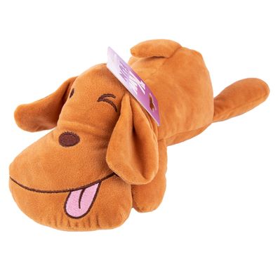 KW Hundespielzeug mit Quietscher - fröhlicher Hund, 30 cm