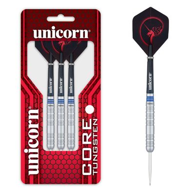 Unicorn Core Tungsten Style 1 Steel Darts, 1 Satz / 26 Gr.