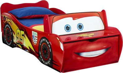 Disney Cars Lightning McQueen Kinderbett mit Stauraum Rennwagen Auto Toddler Bed