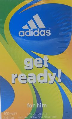 Adidas Get Ready! For Him 100ml Kartonage leicht beschädigt