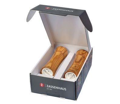 Zassenhaus Mühlen-Set Frankfurt 18 cm Olivenholz 23046