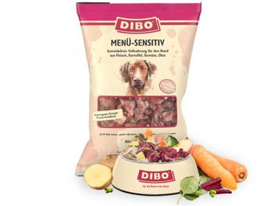 Dibo Menü-Sensitiv Hundefutter tiefgekühlt 2000 g (Inhalt Paket: 3 Stück)