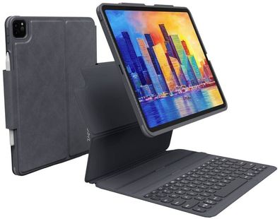ZAGG ProKeys Apple iPad Pro 11 Tablet Tastatur Deutsch Bluetooth schwarz