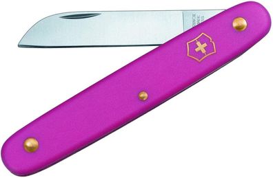 Victorinox Blumenmesser rostfreie gerade Klinge Universalmesser Nylon Griff Pink