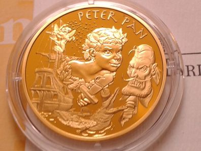 Original 20 euro 2004 PP Frankreich Peter Pan Märchenserie 17g Gold 920er