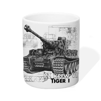 Tasse Kaffeetasse Tiger Panzer Armee Heer Soldaten Deutschland Wehrmacht