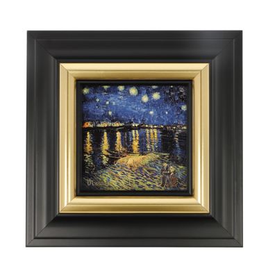 Wandbild, Goebel, Vincent van Gogh - Sterne über der Rhone 2024