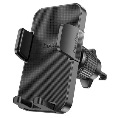 Hoco Autohalterung für Handys mit 4,5-7 Zoll in Schwarz für die Lüftung