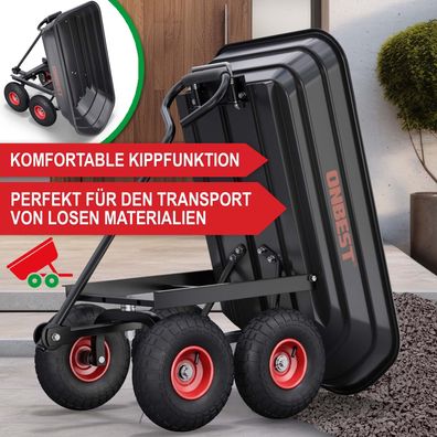 Transportwagen Gartenwagen mit Kippfunktion