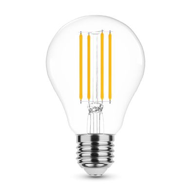 8 W E27 Filament LED Leuchtmittel Birne A60 Form Clar glas kaltweiß neutralweiß ...