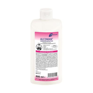 Meditrade Alcoman® Händedesinfektionsmittel - 500 ml | Flasche (500 ml)