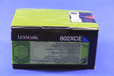 Lexmark 802XCE 80C2XCE Toner Cyan -A