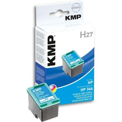 KMP H27 color Tintenpatrone ersetzt HP 344 (C9363E)