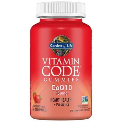 Vitamin Code CoQ10, Strawberry - 60 gummies
