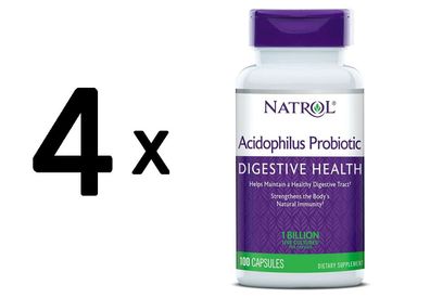 4 x Acidophilus Probiotic - 100 caps