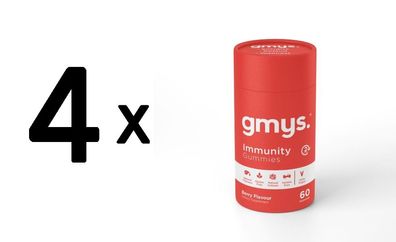 4 x Immunity Gummies, Berry - 60 gummies