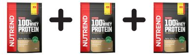3 x 100% Whey Protein, Banana + Strawberry - 400g