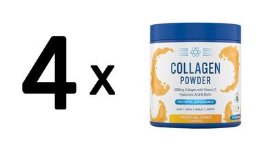 4 x Collagen Powder, Tropical Vibes - 165g