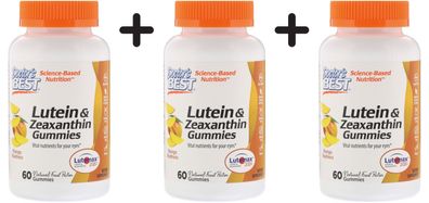 3 x Lutein & Zeaxanthin, Mango Madness - 60 gummies