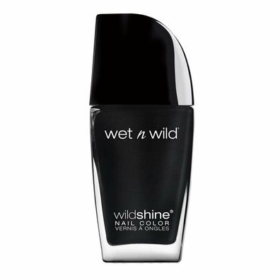 Wet N Wild Wild Shine Nagellack E485D Black Creme