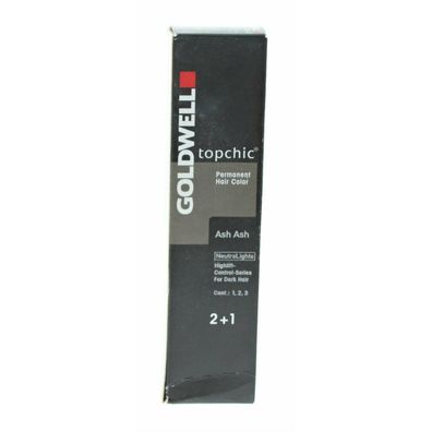 Goldwell Topchic Hair Color Coloration 2 + 1 (Tube) Ash Ash