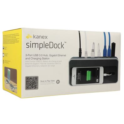 Kanex Simple Dock Dockingstation USB 3.0 Ladegerät Smartphones silber - gut