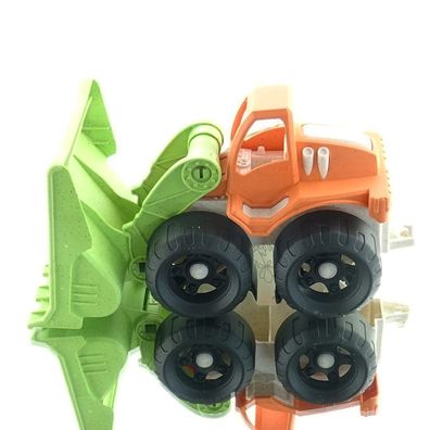 Kaemingk Kinderspielzeug Bagger Orange & Grün 11 cm - Kunststoff