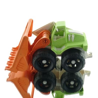 Kaemingk Kinderspieelzeug Bagger Grün & Orange 11 cm - Kunststoff