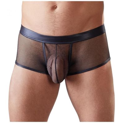 Fishnet-Pants schwarz Boxershort Sexy hipster Transparent Schwinger Slips