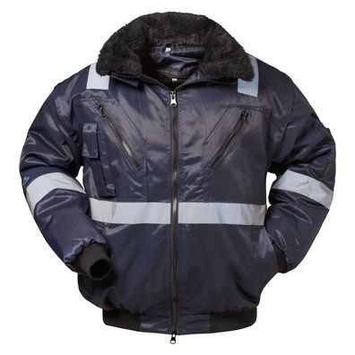 ROGNAN Pilotjacke mit Reflexstreifen NORWAY, Marine Gr.L