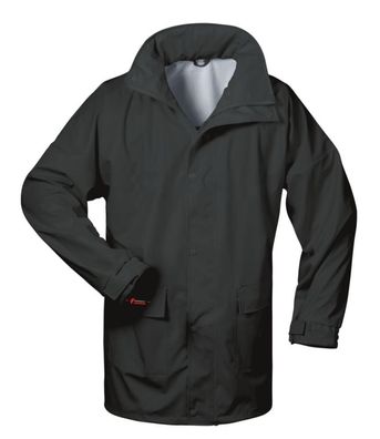 LUND PU-Stretch-Regen-Jacke NORWAY Schwarz, EN 343, 26406-1 Gr.M