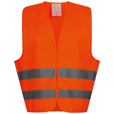 OSKAR Polyester-Warnweste Orange WICA-TEX® EN 471/2, Gr. Universal