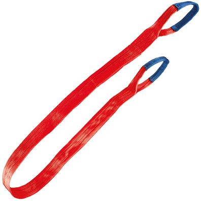 Hebeband, WLL 5000 kg, Rot, 2-Lagig, 150mm breit, SF 7 1 Länge: 4 m
