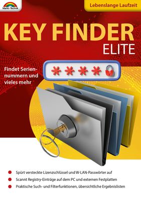 Key Finder Elite - Produktschlüssel aus Windows auslesen - PC Download Version
