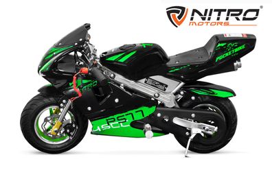 Nitro Motors PS77 Pocketbike 49cc 6.5" Crossbike Pitbike Kindermotorrad