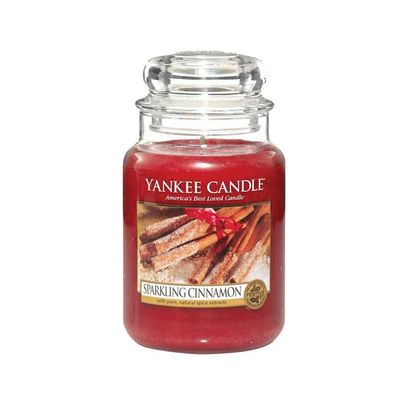 Yankee Candle Sparkling Cinnamon Duftkerze Großes Glas 623 g