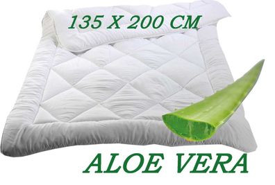 Steppbett Bettdecke Aloe Vera 135x200cm Mikrofaser Antibakteriell Hotel Pension