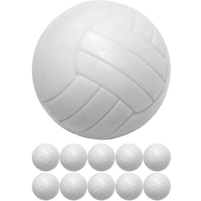 GAMES PLANET® 10x Kicker Bälle ABS, Durchmesser 36mm Tischfussball Tischkicker Ball
