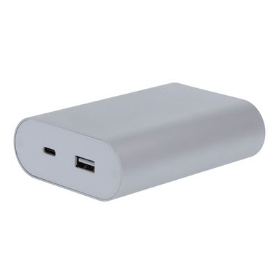 Artwizz PowerPlug USB-C 24-Anschluss Watt Ladegerät Power Bank Akku silber
