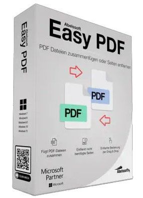 Easy PDF 2024 - PDF zusammenfügen per Drag and Drop - PDF Editor - PDF Software - ESD
