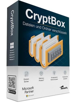 CryptBox 2024 - Dateien und Ordner sicher verschlüsseln - AES-256 - MemoryProtect